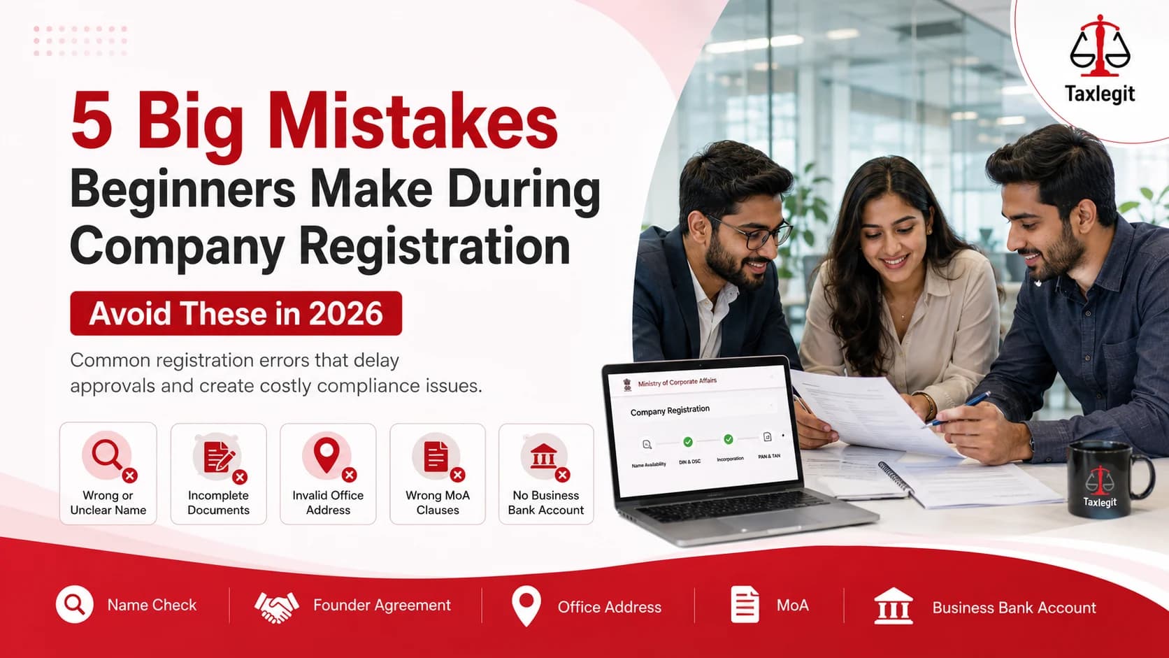 5 Big Mistakes Beginners Make During Company Registration (Avoid These in 2026)